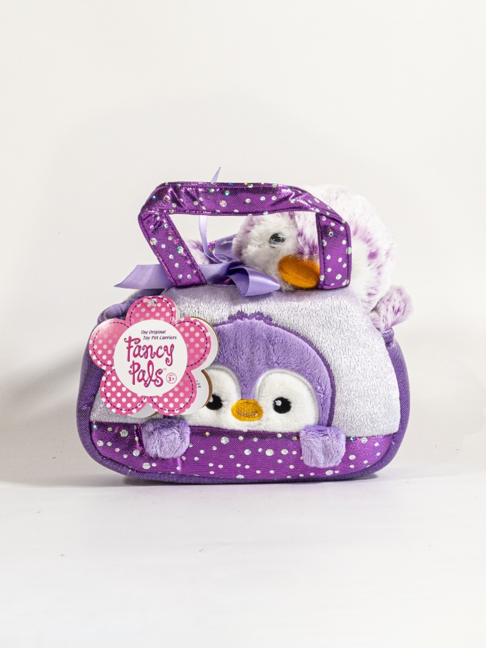 Aurora World Fancy Pals Pom Pom Penguin Plush Handbag